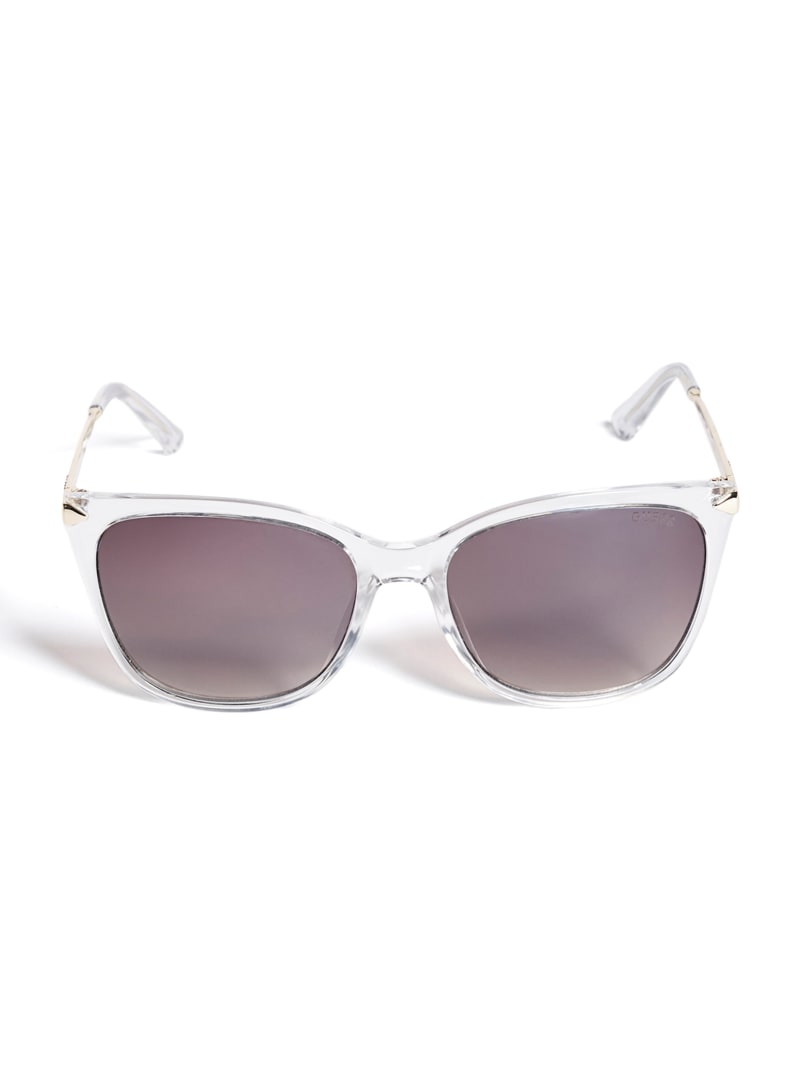 Silver Women's Guess Amy Square Sunglasses | 4938016-LC