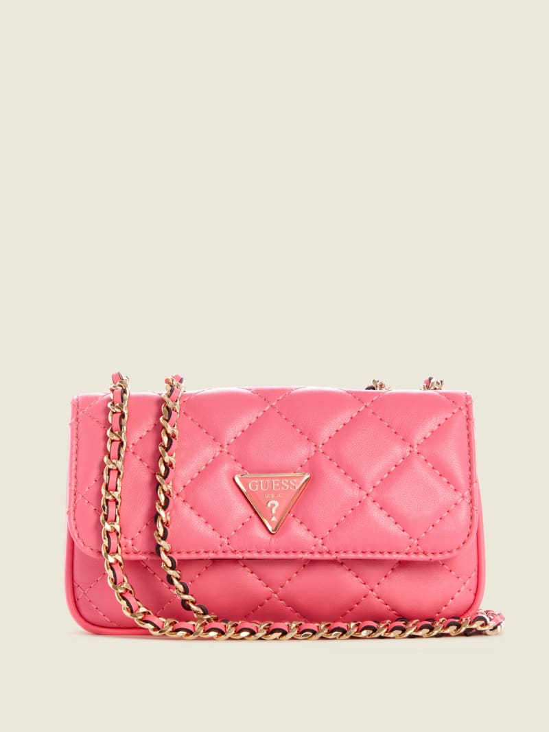 Wash Women's Guess Cessily Quilted Convertible Mini Bag | 0132758-FC