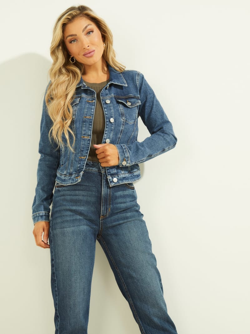 Wash Women's Guess Eco Sexy Trucker Jackets | 1325068-NL