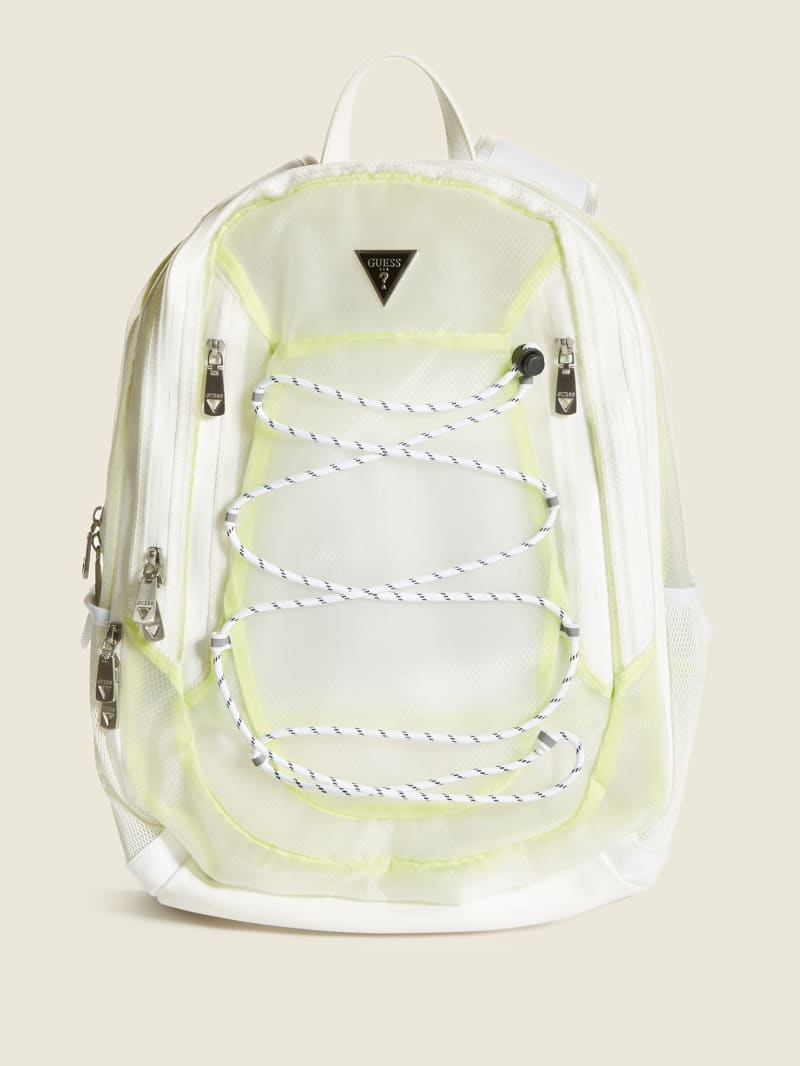 White Women's Guess Certoses Mutlifunctional Backpacks | 9268431-XL