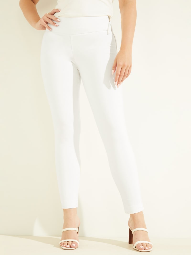 White Women's Guess Olivia Skinny Pants | 8527419-TJ