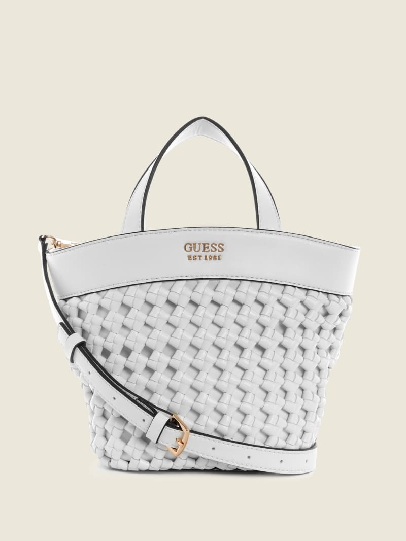 White Women's Guess Sicilia Mini Bag | 7542061-MC