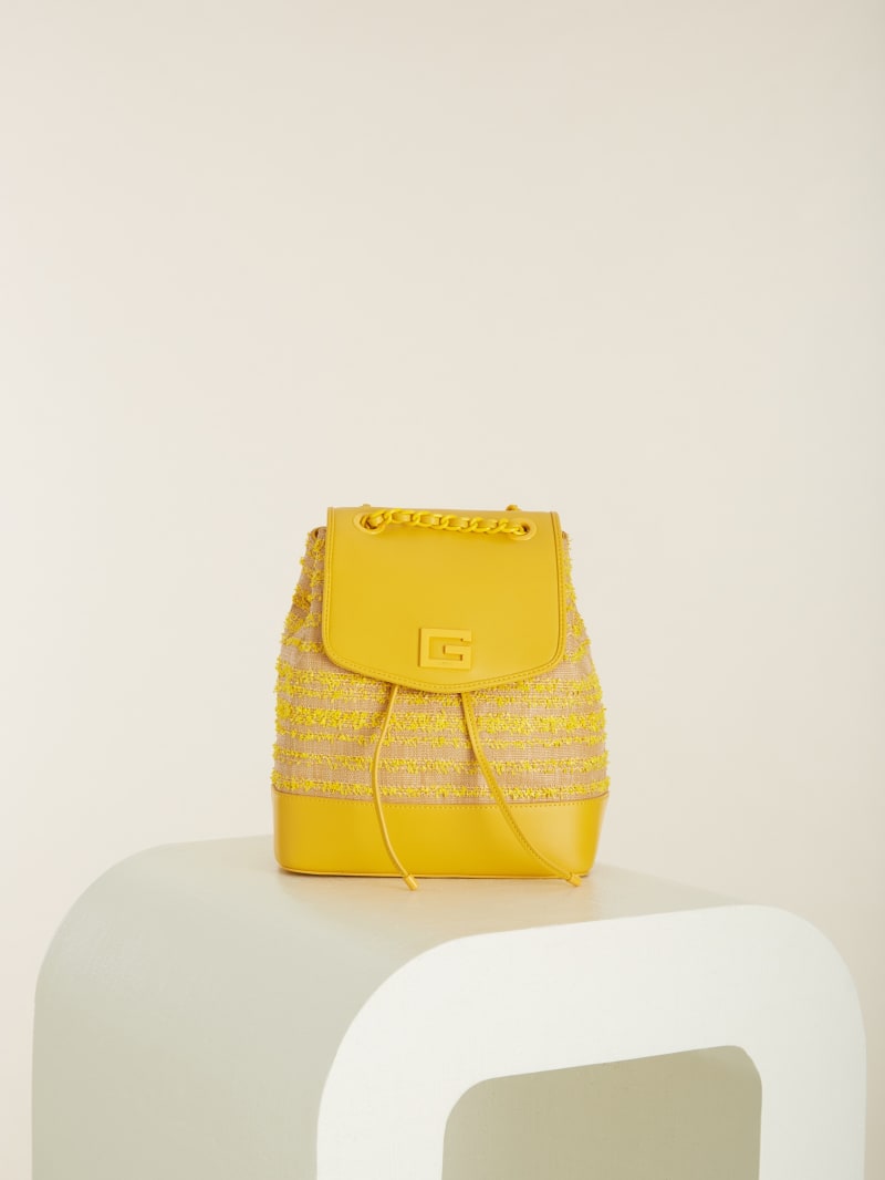 Yellow Women's Guess Kimi Backpacks | 3945718-EM