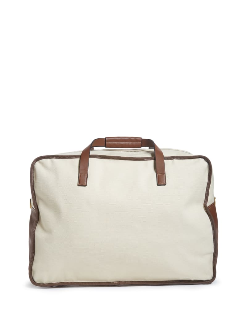 Beige Men's Guess Wanderluxe Work Bags | 2564087-JC