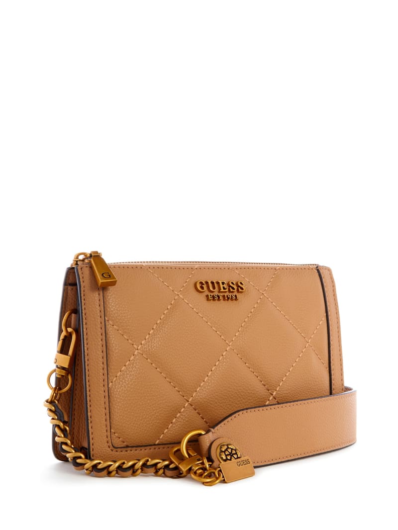 Beige Women's Guess Abey Mini Bag | 0651248-VX