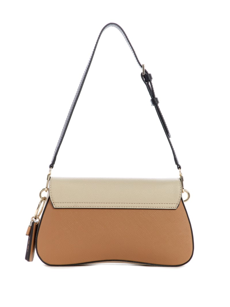 Beige Women's Guess Cordelia Flap Shoulder Bags | 9378621-FU