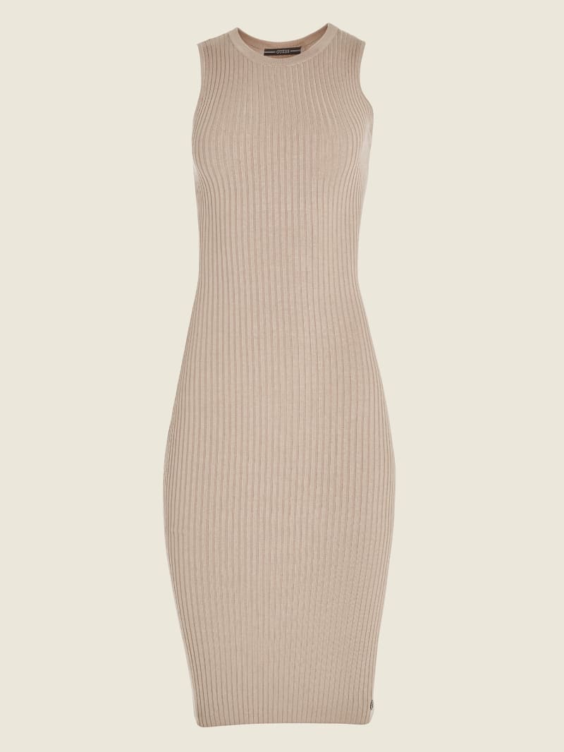 Beige Women's Guess Eve Dress | 3096287-MX