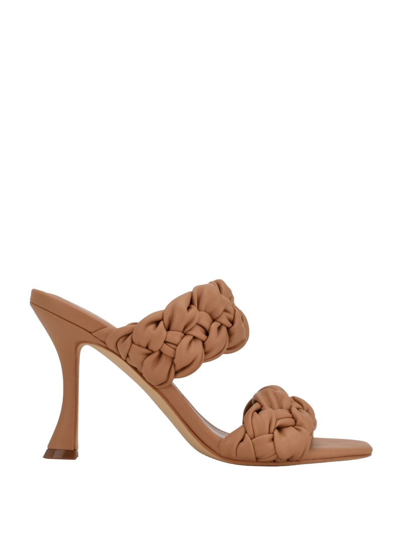 Beige Women's Guess Harlieided Heels | 7632548-AG