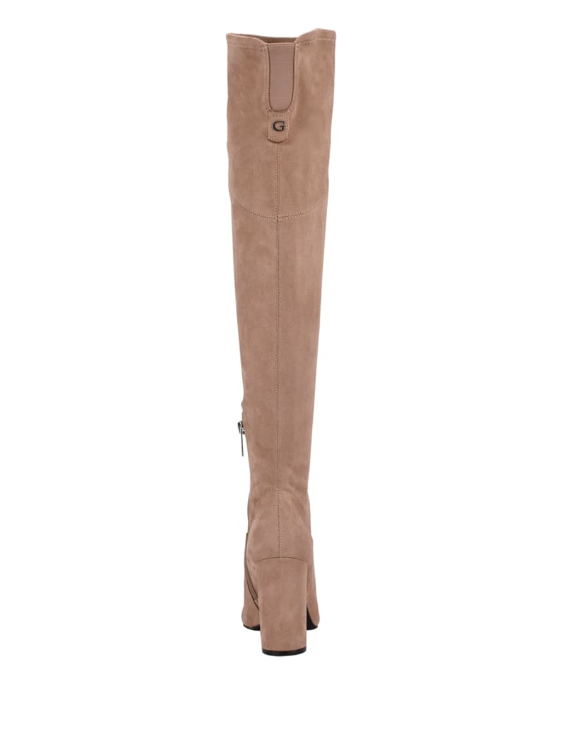 Beige Women's Guess Mireya Over-The-Knee Boots | 6730942-NA