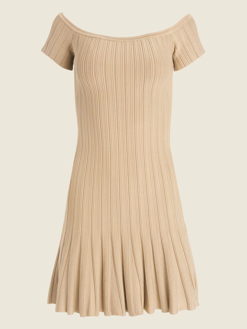 Beige Women's Guess Ranya Dress | 0573689-ZW