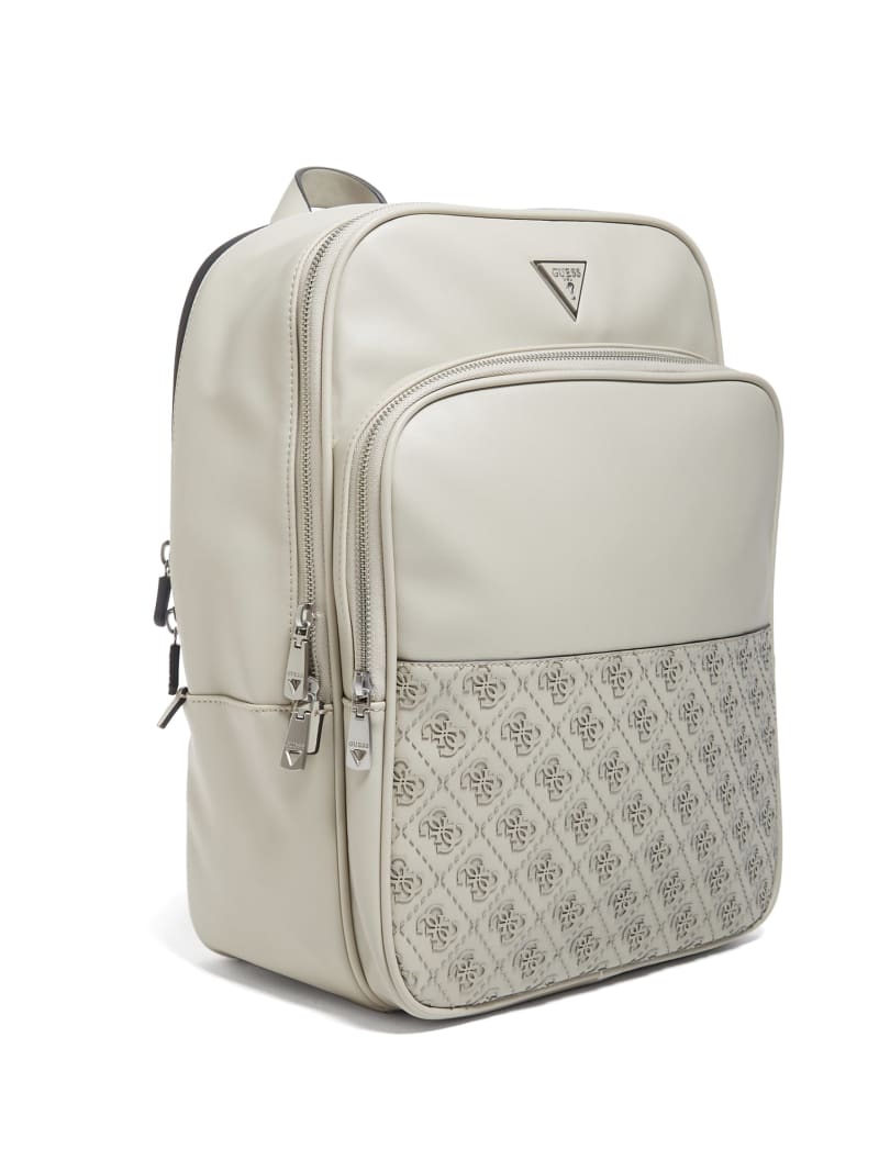 Beige Women's Guess Vezzola Special Squared Backpacks | 0532961-YQ