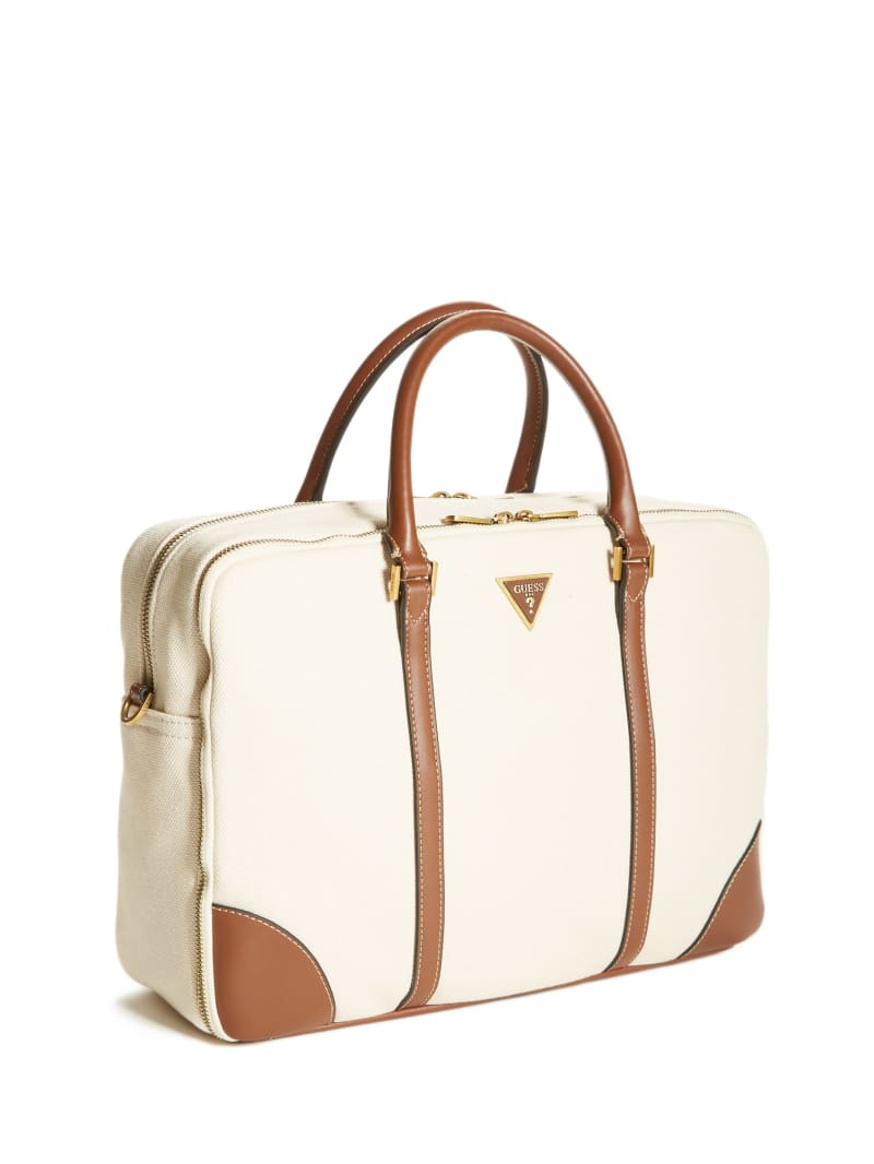 Beige Women's Guess Wanderluxe Travel Bags | 2960413-OC