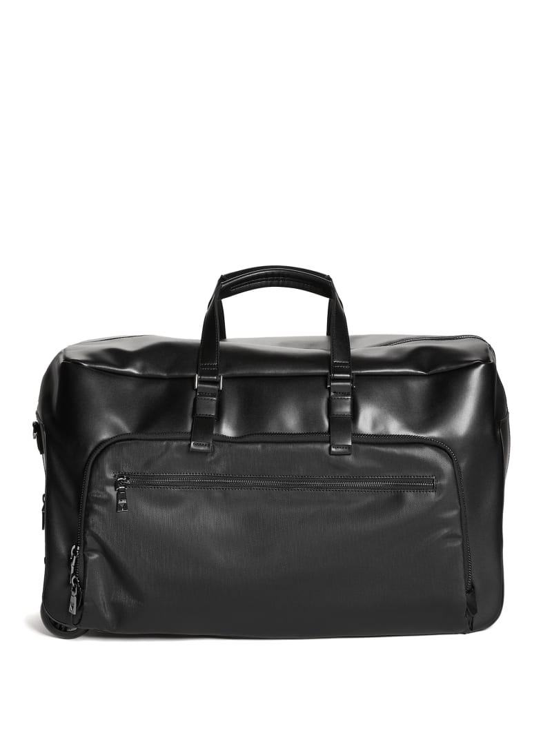 Black Men's Guess Business Weekender Bags | 0914378-GT