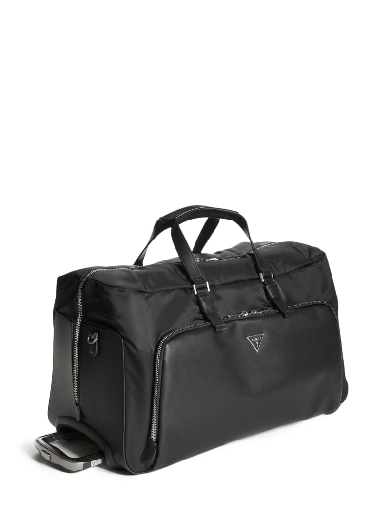 Black Men's Guess Certosa Smart Weekender Bags | 8957236-YQ