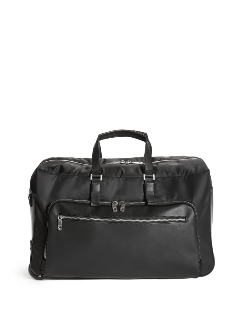 Black Men's Guess Certosa Smart Weekender Bags | 8957236-YQ