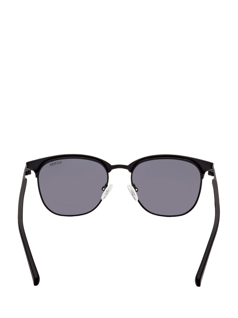 Black Men's Guess Clubmaster Metal Sunglasses | 6147052-DW