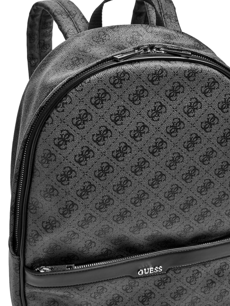 Black Men's Guess Kevin Logo-Print Bags | 9284573-MA