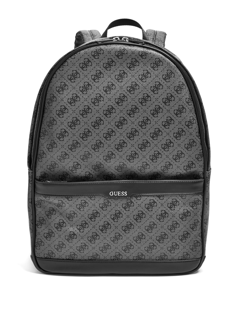 Black Men\'s Guess Kevin Logo-Print Bags | 9284573-MA