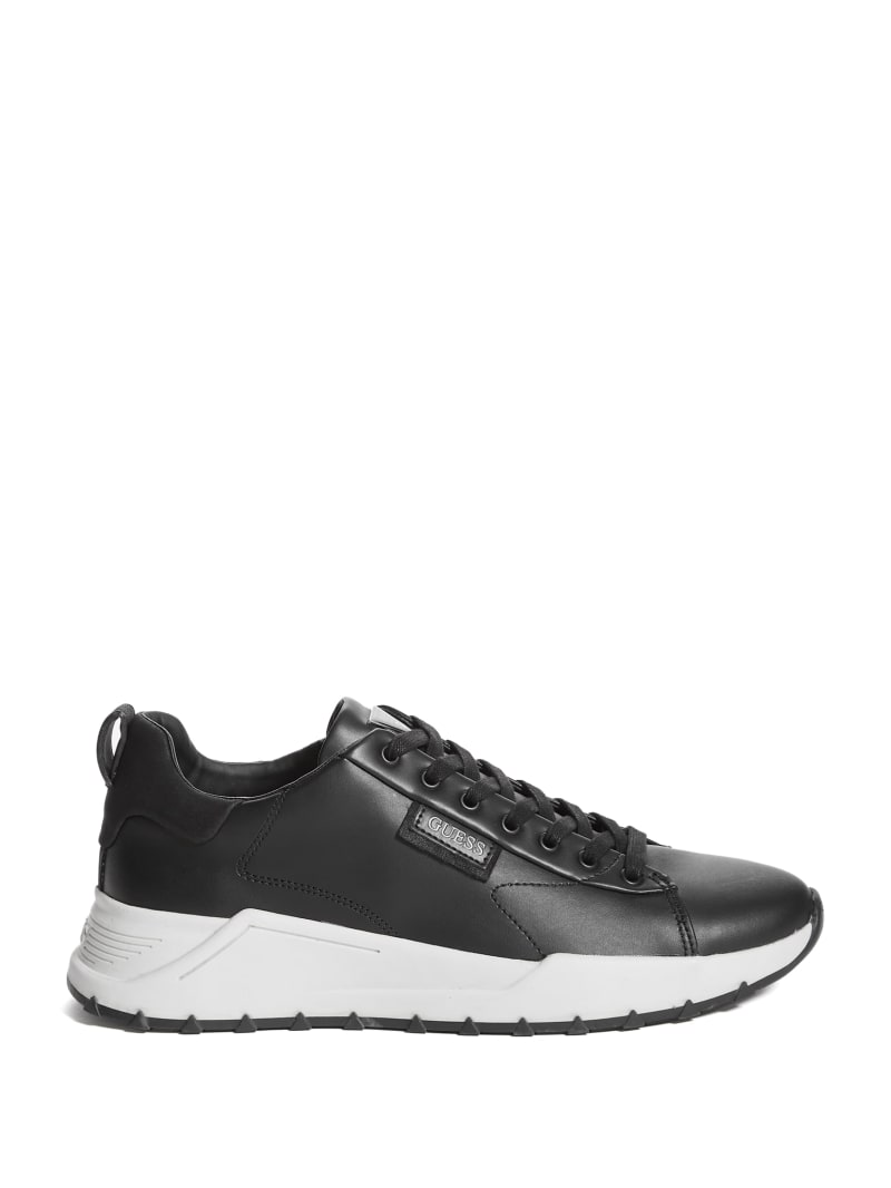 Black Men's Guess Luca Sneakers | 0539468-XE