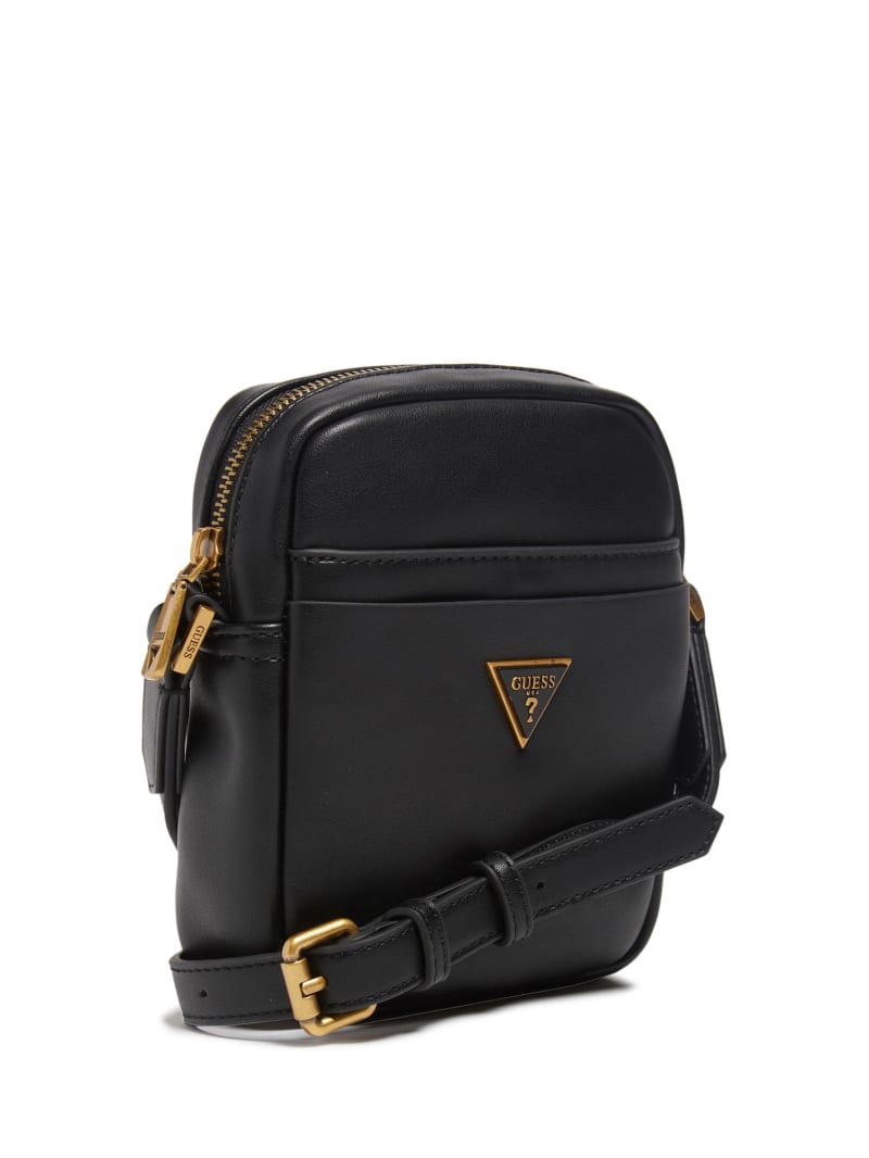 Black Men's Guess Scala Smart Vertical Bags | 8153762-VM