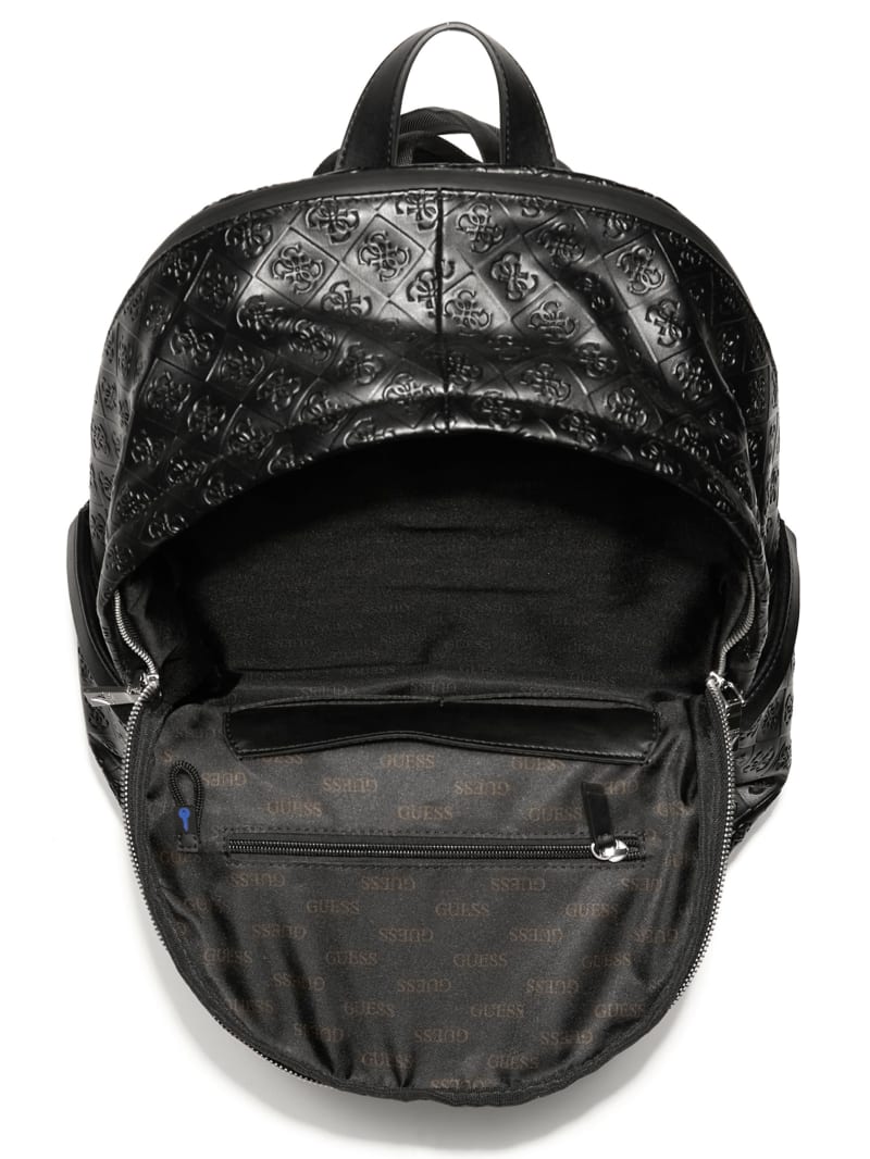 Black Men's Guess Vezzola Quattro Bags | 6482097-BQ