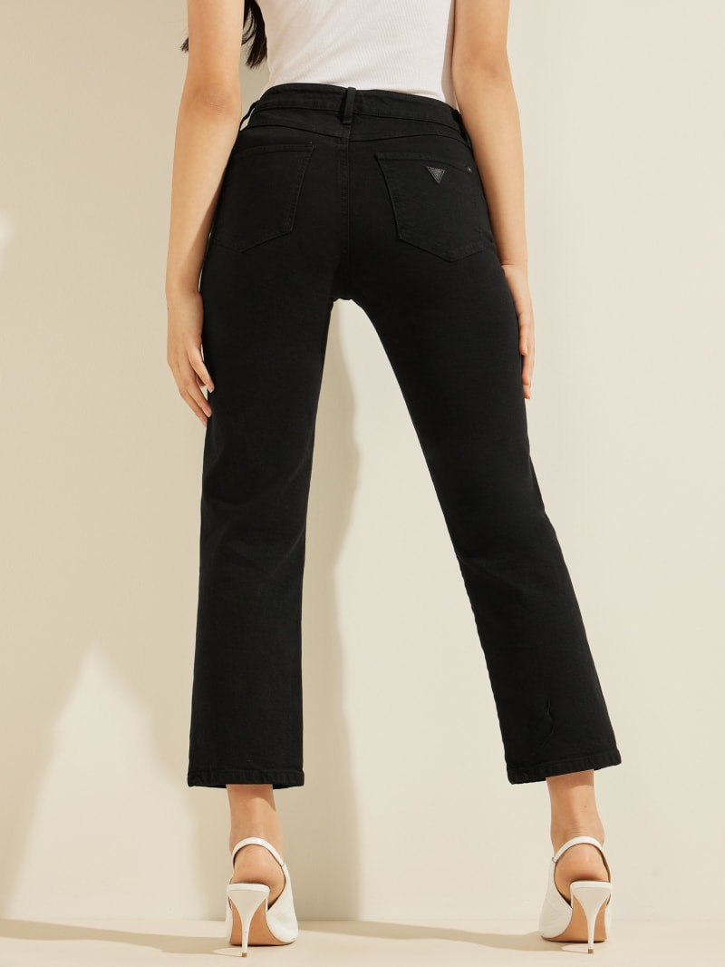 Black Women's Guess 1981 Straight Pants | 5263809-IR