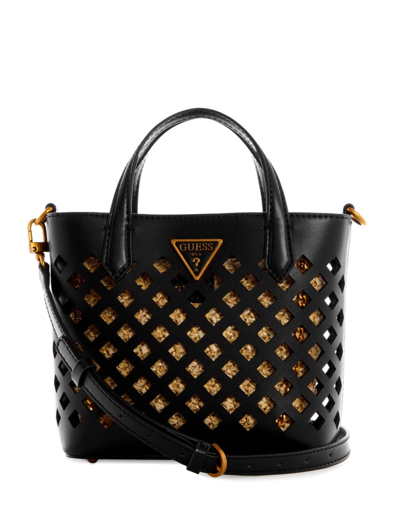 Black Women's Guess Aqua Mini Bag | 0643271-BJ