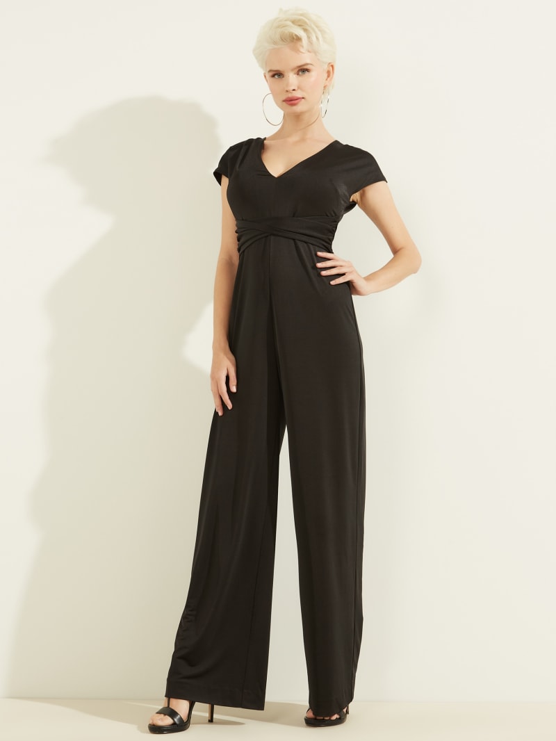 Black Women's Guess Candice Jumpsuit Dress | 1694035-GU