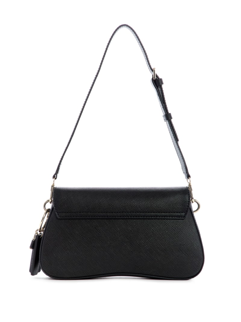 Black Women's Guess Cordelia Flap Shoulder Bags | 3492068-RM