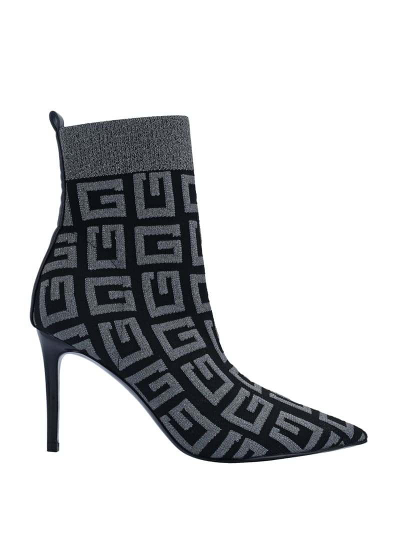 Black Women's Guess Dallyca G-Logo Sock Boots | 2346059-UO