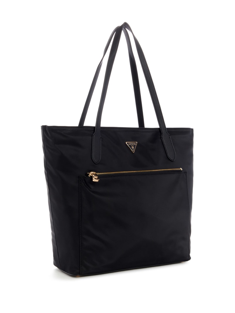 Black Women's Guess Eco Gemma Tote Bags | 5836497-QC