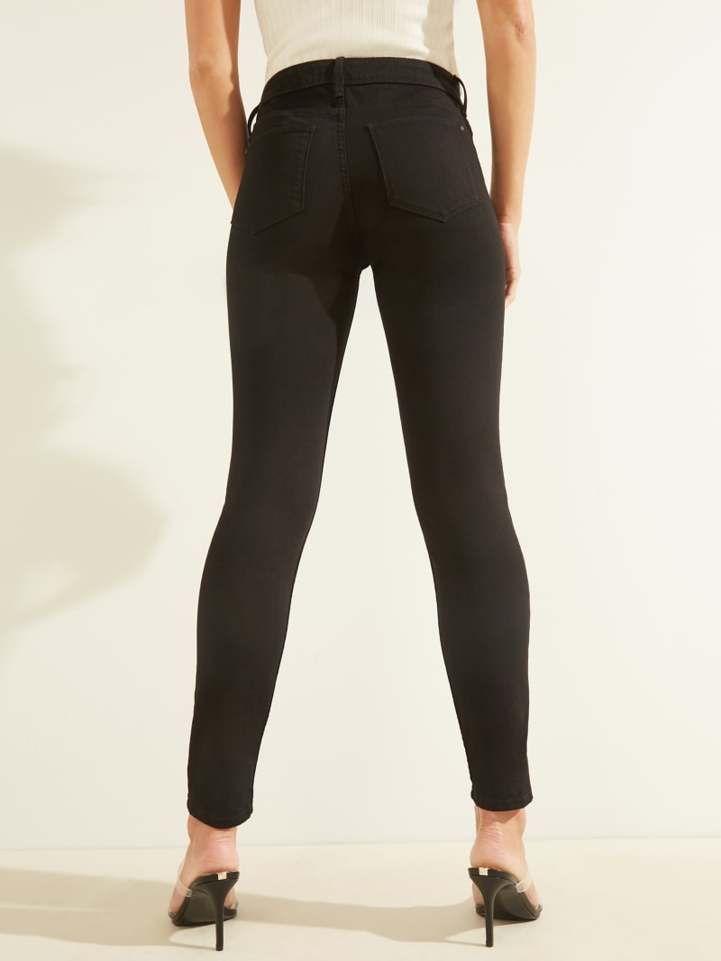 Black Women's Guess Eco Low-Rise Power Skinny Pants | 9842305-GB