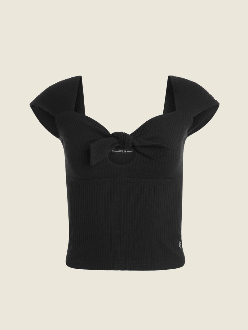 Black Women's Guess Eco Valeriana Tops | 9810734-MI