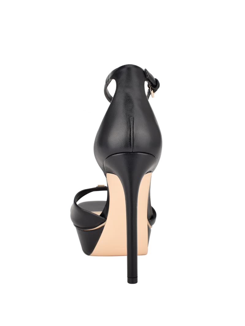 Black Women's Guess Ellsyn Platform Stiletto Heels | 7145329-YE