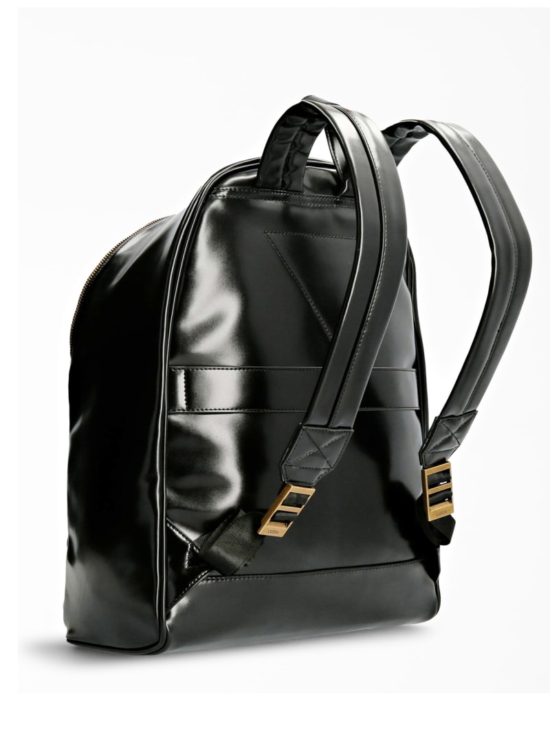 Black Women's Guess Evening Spazzolato Backpacks | 3169425-DJ