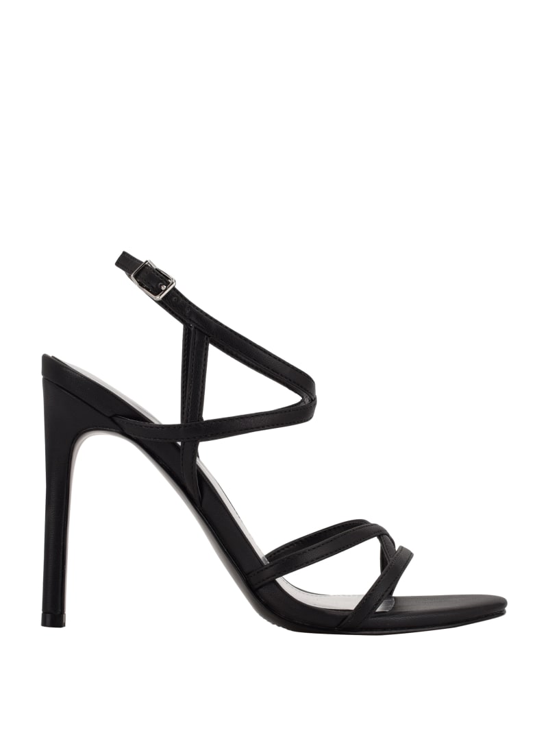 Black Women's Guess Fumi Strappy Heels | 5416980-FG