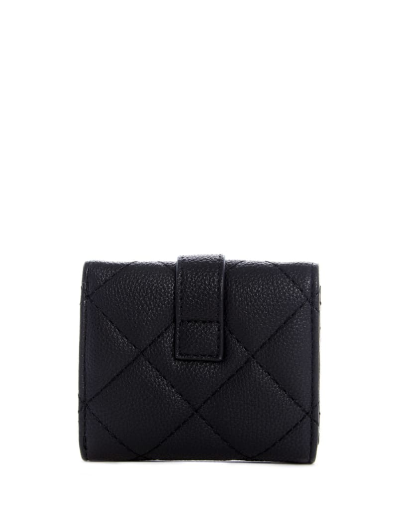 Black Women's Guess Gillian Petite Trifold Wallets | 2385107-KF