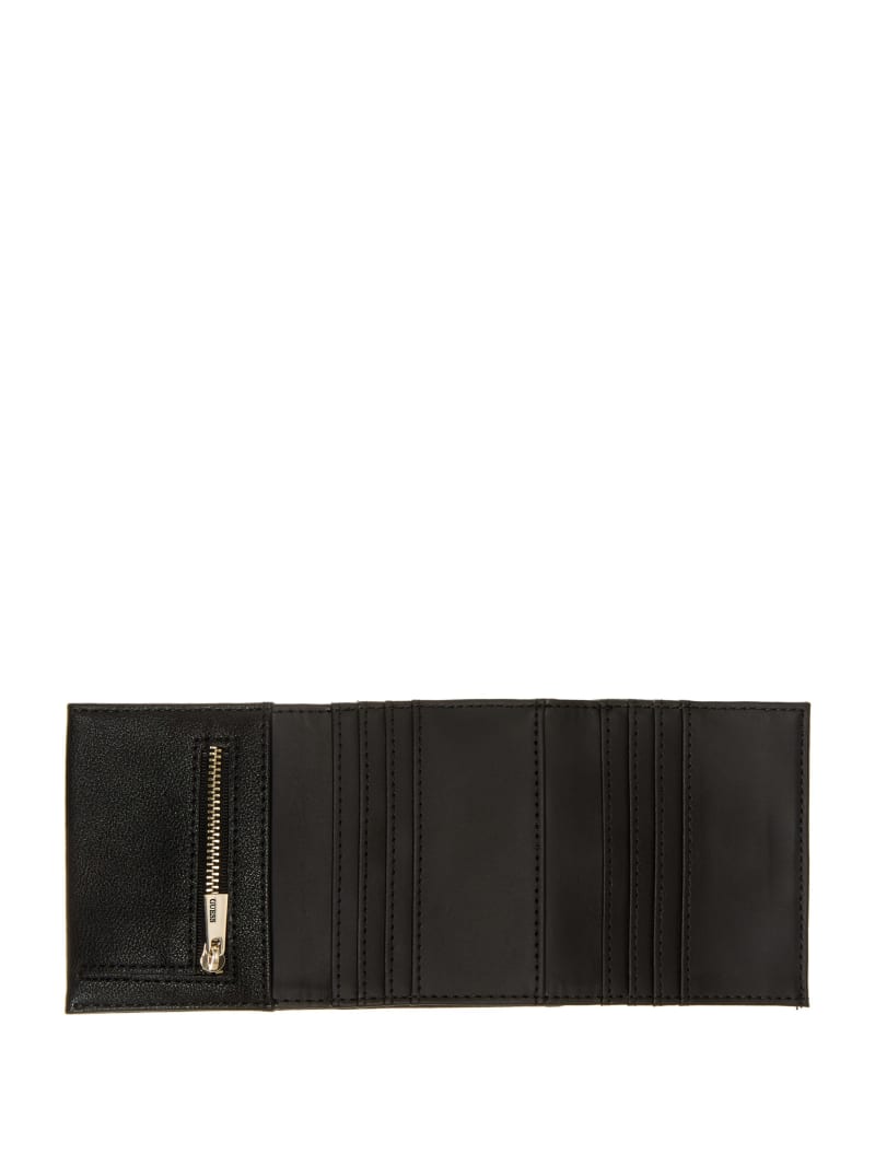 Black Women's Guess Gillian Petite Trifold Wallets | 2385107-KF