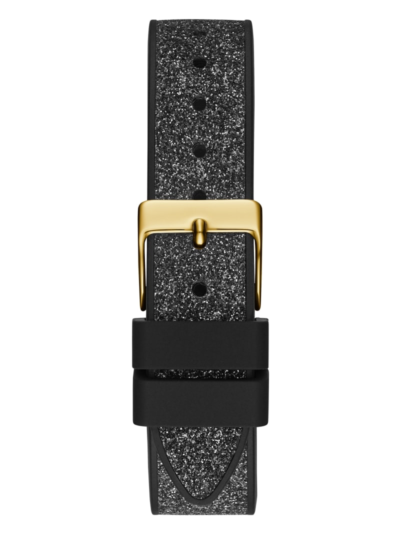 Black Women's Guess Gold-Tone and Shimmer Analog Watches | 5241038-FQ