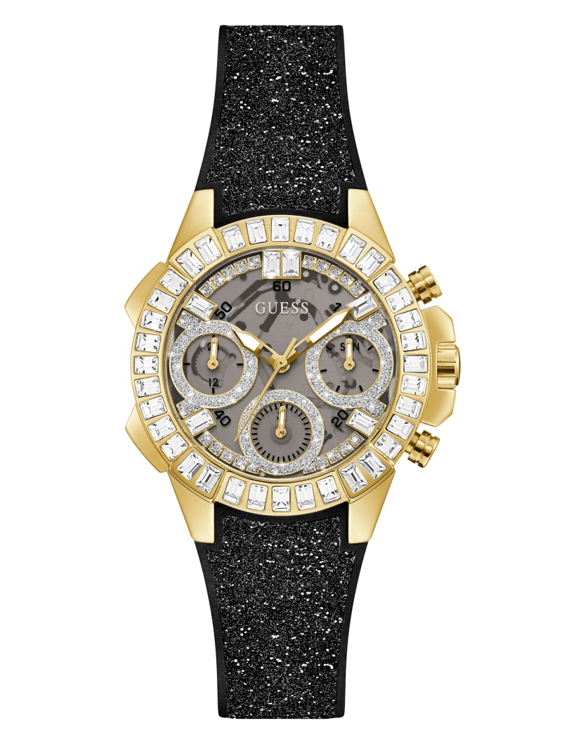 Black Women\'s Guess Gold-Tone and Shimmer Analog Watches | 5241038-FQ