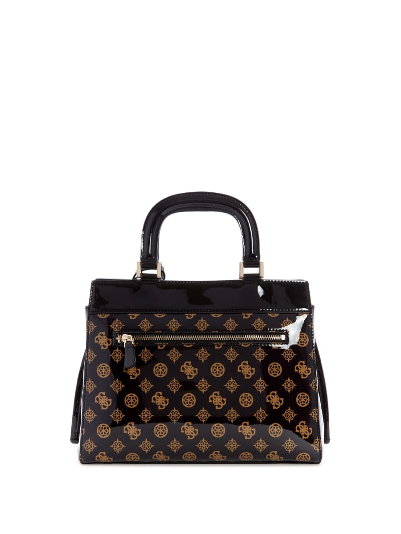 Black Women's Guess Katey Luxury Satchel Bags | 0836457-PO