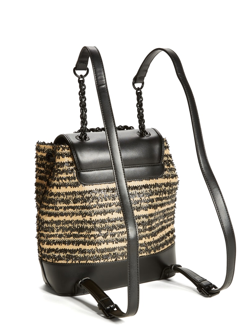 Black Women's Guess Kimi Backpacks | 9810764-RX