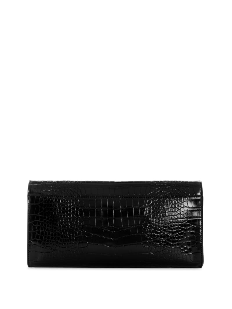 Black Women's Guess Kyla Clutch Crossbody Bags | 2147580-MY