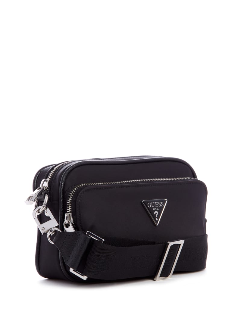 Black Women's Guess Little Bay Camera Crossbody Bags | 0824357-WL