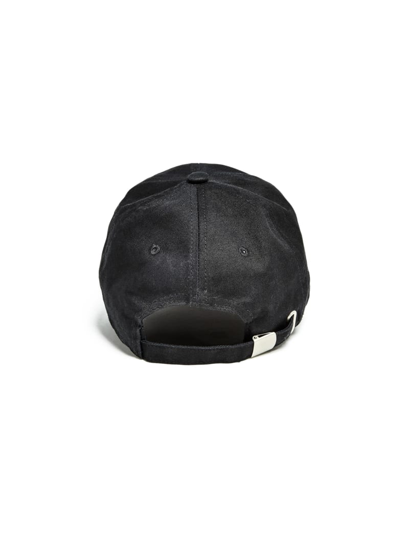 Black Women's Guess Logo Baseball Hats | 8350972-KP