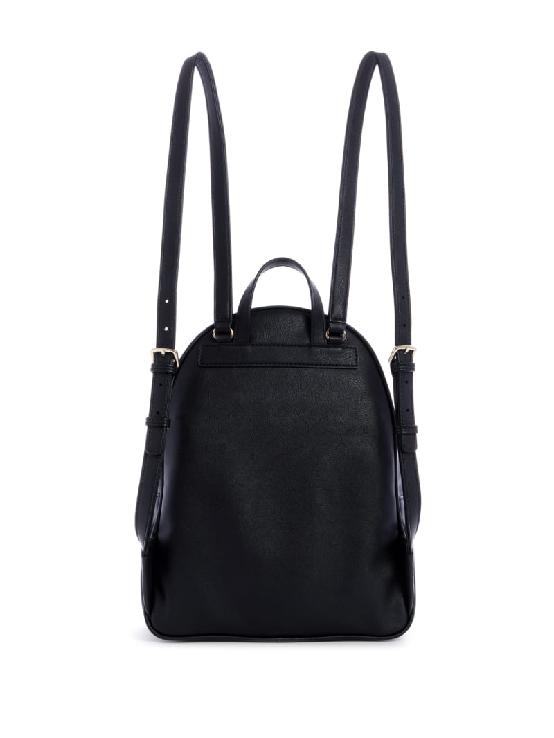 Black Women's Guess Manhattan Large Backpacks | 5097318-DF