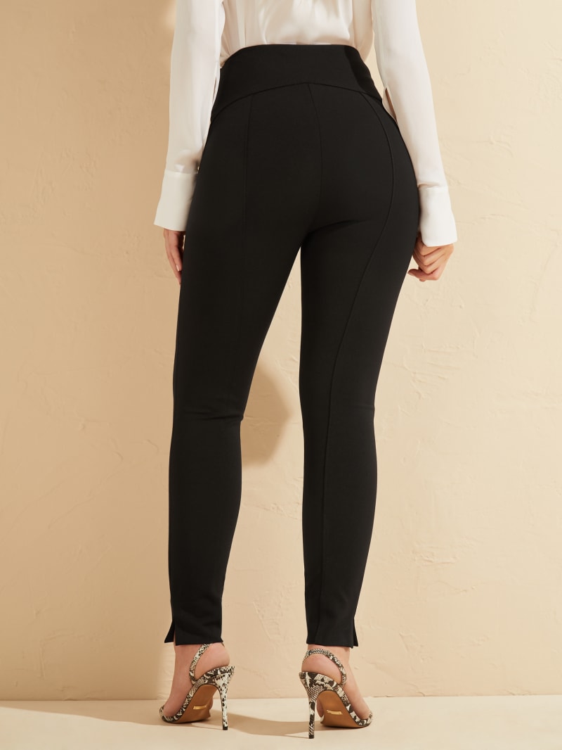 Black Women's Guess Moxie High-Rise Skinny Pants | 3046975-AM