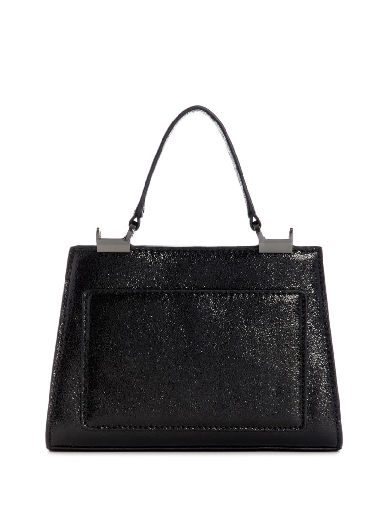 Black Women's Guess Moxie Satchel Bags | 8341529-DZ