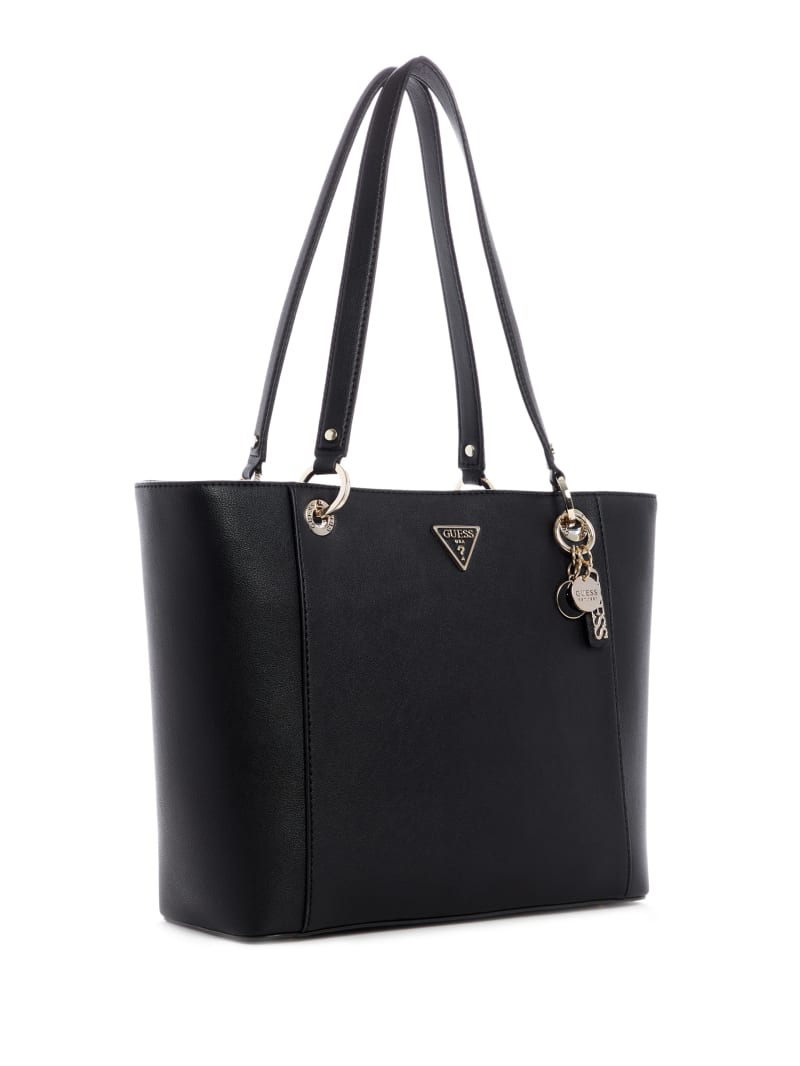 Black Women's Guess Noelle Elite Tote Bags | 7925306-NE