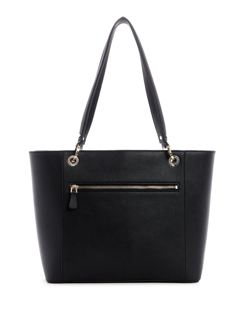 Black Women's Guess Noelle Elite Tote Bags | 7925306-NE